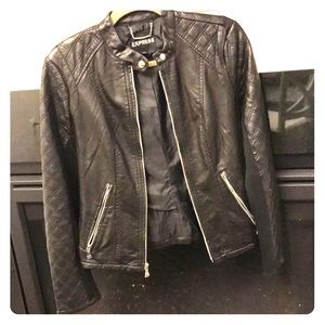 Express faux leather jacket (small)